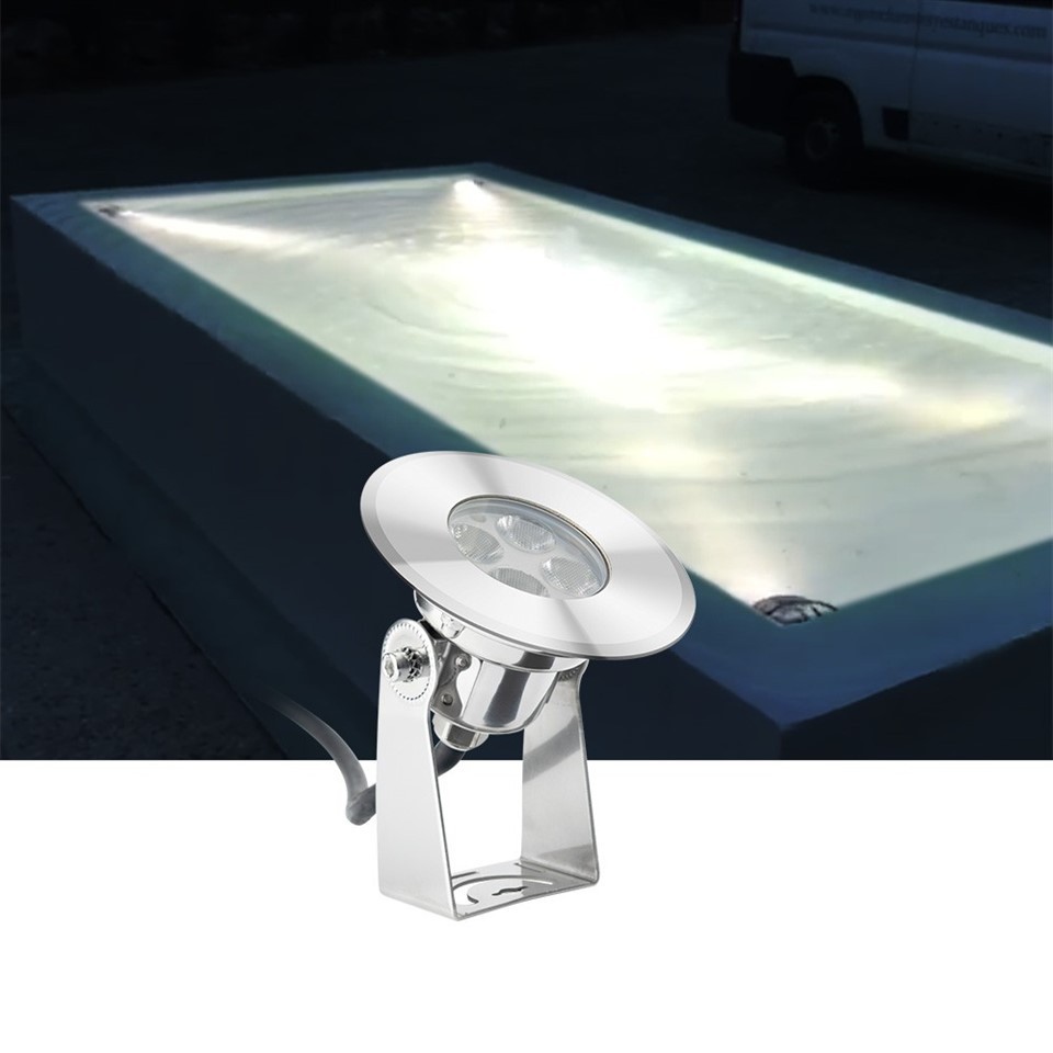 Lumières étanges basse tension submersibles